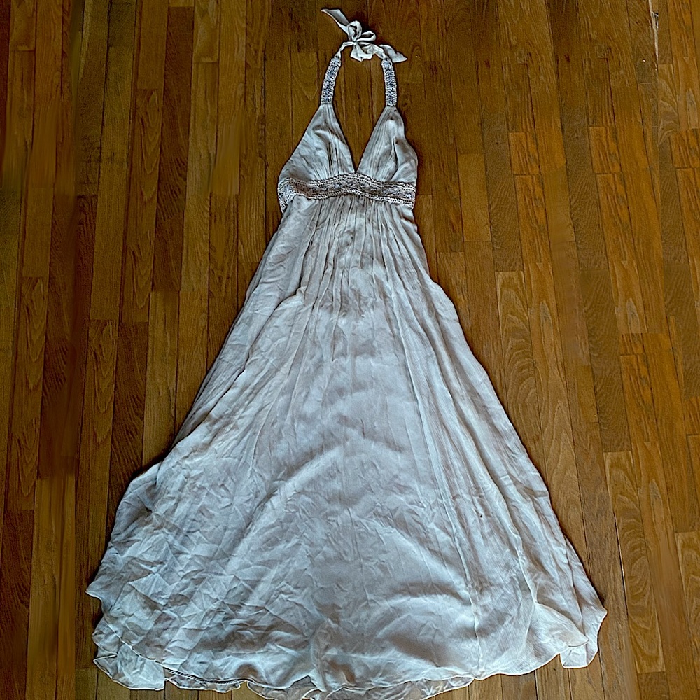BCBGMaxAzaria Halter Dress